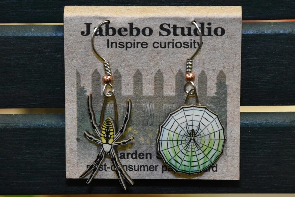 Pendientes Jabebo Araña Jardín Foto 1 de 1
