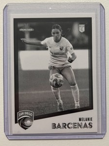 MELANIE BARCENAS 2023 Parkside NWSL Vol 2 Black & White Rookie RC San Diego Wave