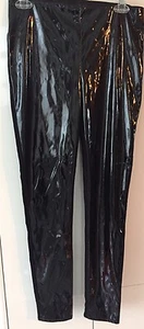 Divided Two Tone Leggings Black  - Picture 1 of 11