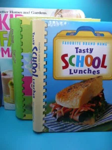 FOUR KIDS COOBOOKS KIDS LUNCHES HEALTHY KIDS MEALS COOKBOOKS  - Picture 1 of 5