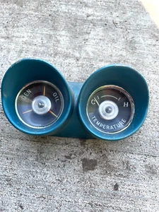 1959-60 Chevrolet Passenger Car Temperature Gauge & Generator / Oil Lights - Bild 1 von 6