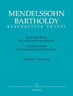 Complete Works Cello & Piano Bks1&2 Mendelssohn, Felix 0109098000
