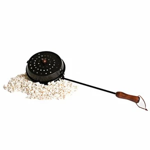 Palomitas de maíz Rome 122T 2 cuartos 9 pulgadas para chimeneas y fogatas con mango de 27" - Imagen 1 de 8