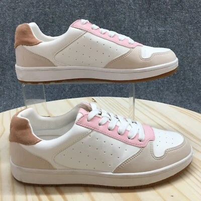 J.Crew Zapatos Mujer 8 H Zapatilla de Corte Blanca Con Cordones Informales Cómodos Parte Superior Baja BU598 Foto 1 de 4