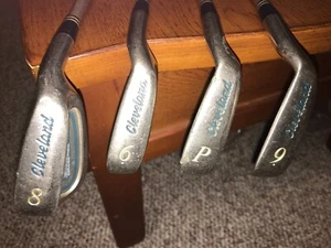 4 LADIES RH CLEVELAND EMERALD COLLECTION GRAPHITE CLUBS: P, 6, 8, 9 - Picture 1 of 5