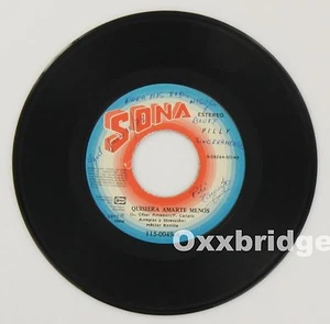 HECTOR BONILLA Del Brazo De Otra SONA Latin Salsa Cumbia Rare Vinyl 45 Quisiera - Picture 1 of 2
