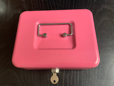 brabantia Geldkassette,rosa, mit Einsatz, 20x15x7 cm, abschließbar, 1 Schlüssel