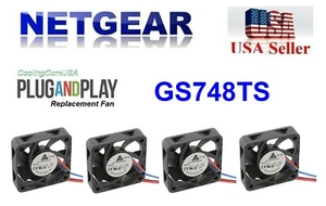 4 ventiladores de repuesto para ventiladores Netgear GS748TS - Imagen 1 de 4