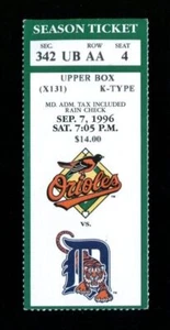 Cal Ripken Jr. & Billy Ticket 1996 Baltimore Orioles Last Bro Game in Baltimore - Picture 1 of 2