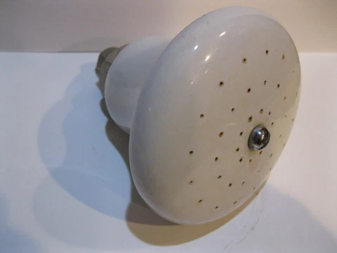 Antique Vintage Porcelain Shower Head, Claw Foot Tub Shower Head, Victorian. #2 Cover