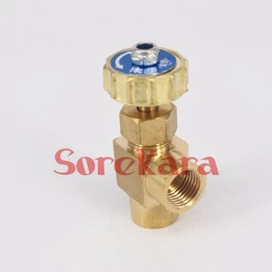 1/8" 1/4" BSP Innengewinde gleich Messing Stecker Nadelventil 0,8 Mpa - Bild 1 von 4