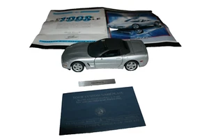 Franklin Mint 1998 Corvette Gray Convertible Cast Die Car 1;24 scale - Picture 1 of 7
