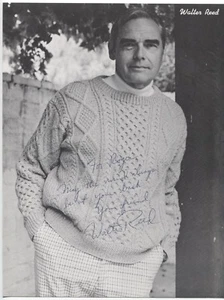 Walter Reed Signed Oversized Photo Autographed Signature Actor  - Picture 1 of 2