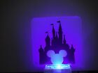 Neu Disney Castle Aschenputtel Mickey Maus LED Nachtlicht Aufkleber Licht alle Farben
