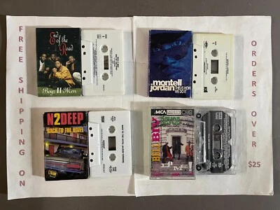 LOT: 4 CASSETTE SINGLES BELL BIV DEVOE BOYZ II MEN N2DEEP MONTELL JORDAN - Image 1 of 2
