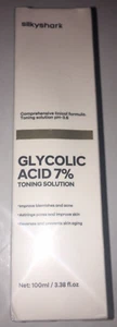 Brand new silkyshark Glycolic Acid 7% toning solution 3.38fl oz pH 3.6 - Picture 1 of 2