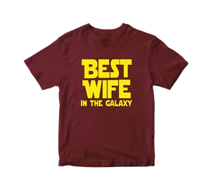 Best Wife in the Galaxy T-Shirt Mom Wife StarWars inspired Fun Gift Top adult - Picture 1 of 10