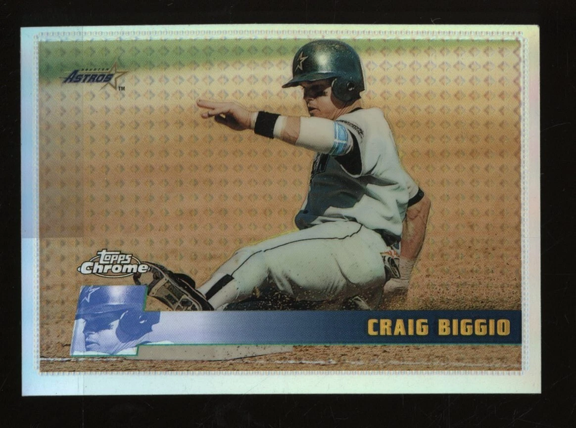 Craig Biggio 1996 Topps Chrome Refractor Clean Sharp HOF