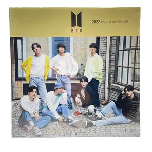 New 2022 Wall Calendar BTS OFFICIAL K-POP Boy Band 12x12 16 Months - Picture 1 of 7