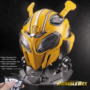 Casco de abejorro control por voz usable máscara 1:1 cosplay utilería regalo de Navidad - Imagen 1 de 19