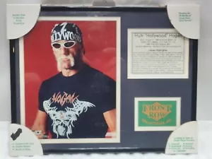 Front Row Collectibles 11x14 HULK HOGAN WCW WWE WWF Wrestling Pic Hanging Frame - Picture 1 of 4