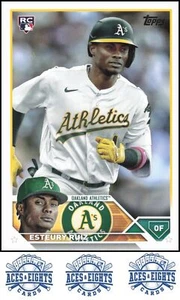 2023 Topps Esteury Ruiz Rookie RC Oakland Athletics #650 - Picture 1 of 2