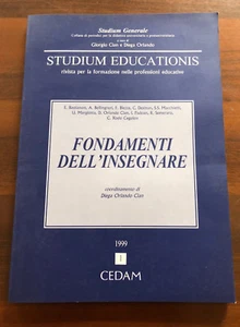 LINEAMENTI DI PEDAGOGIA GENERALE Studium Educationis - CEDAM - 1999 - Picture 1 of 1