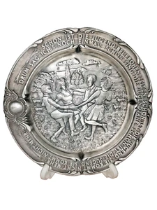 Zinnteller SKS Design Vintage Teller Schön ist die Jugend junge Leute Motiv schö - Bild 1 von 7