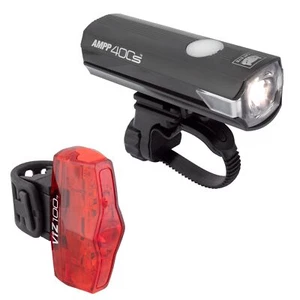 CATEYE Combo AMPP400/VIZ100 HL-EL041RC/TL-LD800B Rubber Strap USB (Headlight - Picture 1 of 1