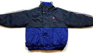 London Fog Jungen Medium 5/6 Wintermantel blau wasser- & windabweisend bestickt - Bild 1 von 16