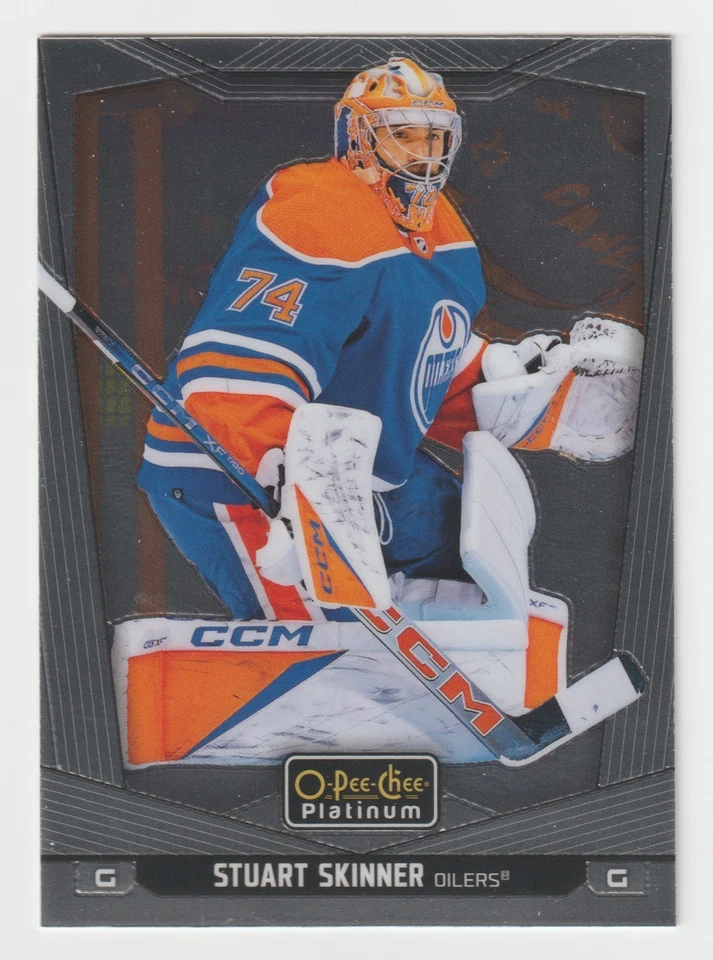 Stuart Skinner - Edmonton (Hockey Card) 2024-25 O-Pee-Chee Platinum # 105 - Mint - Image 1 of 1
