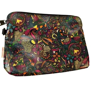 Sakroots Borsa Trucco Cosmetica Marsupio Chiusura Cerniera Rivestita Viaggio Colorata - Foto 1 di 7