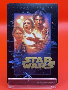 STAR WARS Movie TelePhone Card 1997 From Japan Vintage Limited - Picture 1 of 9