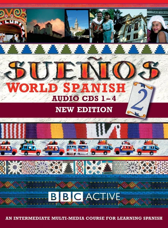 SUENOS WORLD SPANISH 2 (NEW EDITION) CD's 1-4 by Almudena Sanchez (Spanish) Comp - Image 1 of 1