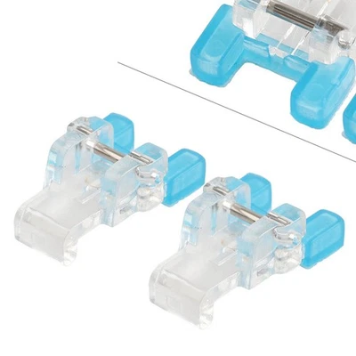 2PCS Sew-On BUTTON FOOT For Low Shank Snap-On Singer, Brother, Babylock,New Home - Image 1 of 4