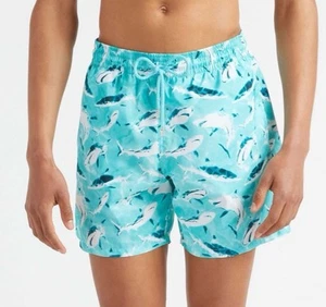 Vilebrequin Men’s Ultra Light Swim Trunks Lagoon Blue Small NWT - Picture 1 of 5