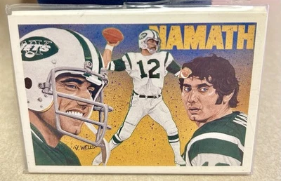 1991 Upper Deck Football Heroes Series 2 Joe Namath 9 Cards + Header Card - Image 1 of 2
