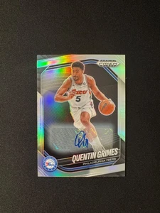 2024 Prizm Black Quentin Grimes #63 Silver Auto - Picture 1 of 2
