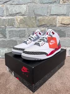 Nike Air Jordan 3 Retro OG Rojo Fuego - Talla UK 10.5 - Imagen 1 de 5