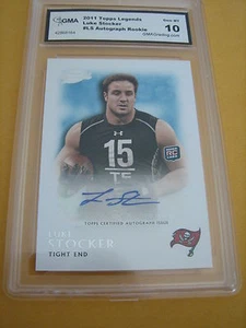 LUKE STOCKER BUCS 2011 TOPPS LEGENDS AUTOGRAPH AUTO ROOKIE RC # RA-LS GRADED 10 - Picture 1 of 1
