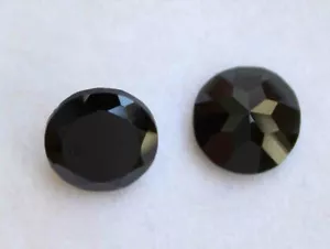 14.30 Cts Natural Black Spinel 12 Round Faceted Cut Wholesale Loose Gems - Picture 1 of 2