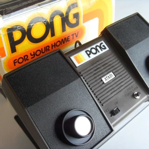 Edition originale US Ancienne console Atari Home PONG en boite - Imagen 1 de 24