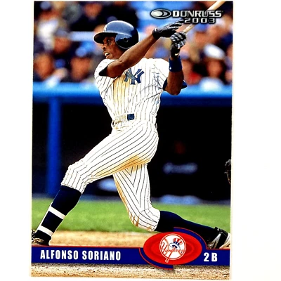Alfonso Soriano 2003 Donruss Card #159 MLB New York Yankees - Image 1 of 2