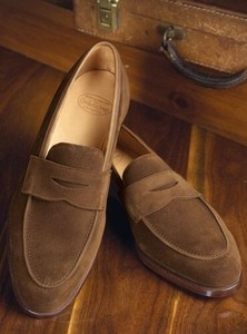 Handmade Men Slip On Suede Formal Shoes, Loafer Tussles Brown Moccasins Shoes