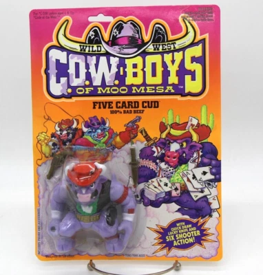 1991 Hasbro Wild West Cowboys of Moo Mesa Пять Карт Жвачка Запечатанная Упаковка - Изображение 1 из 4