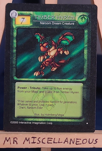 Magi Nation Duel - TIMBER HYREN - Naroom Creature - ii Demo Deck ...
