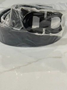 Ferragamo Men's Adjustable Smooth Buckle Black Belt - Picture 1 of 8