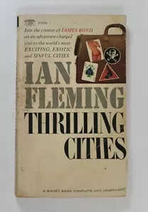 IAN FLEMING-THRILLING CITIES-PB 4TH PRINTING-Vintage Book *VG - Picture 1 of 5