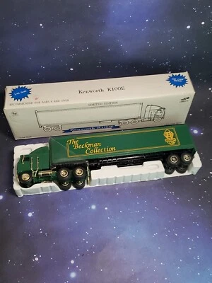 VTG Beckman High School 1/64 Diecast Kenworth K100E Semi RARE! Iowa NOS Green  - Image 1 of 4