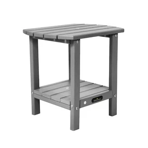 Double Adirondack Side Table, Outdoor Side Tables, End Tables for Patio - Picture 1 of 6